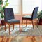 Baxton Studio Tara Mid-Century Transitional Dark Grey Fabric and Walnut Brown Finished Wood 2-PC Dining Chair Set 186-11674-Zoro - alternate 4